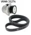 Роликовый модуль натяжителя ремня (ролик, ремень) SKF VKMA 31274 (фото 1)