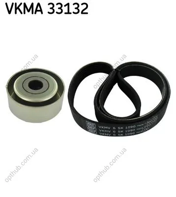 Роликовий модуль натягувача ременя (ролик, ремінь) SKF VKMA 33132 (фото 1)
