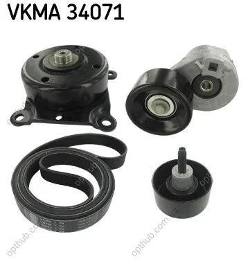 Роликовый модуль натяжителя ремня (ролик, ремень) SKF VKMA 34071 (фото 1)