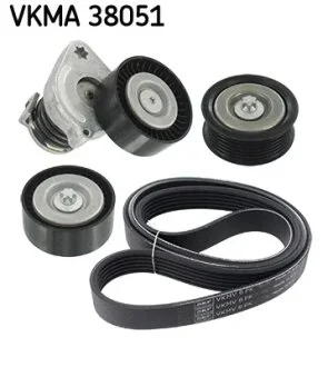 Роликовий модуль натягувача ременя (ролик, ремінь) SKF VKMA 38051