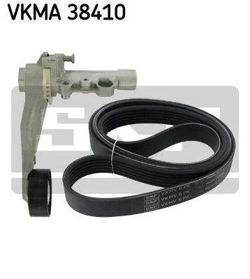 Роликовий модуль натягувача ременя (ролик, ремінь) SKF VKMA 38410 (фото 1)