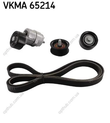 Роликовий модуль натягувача ременя (ролик, ремінь) SKF VKMA 65214 (фото 1)
