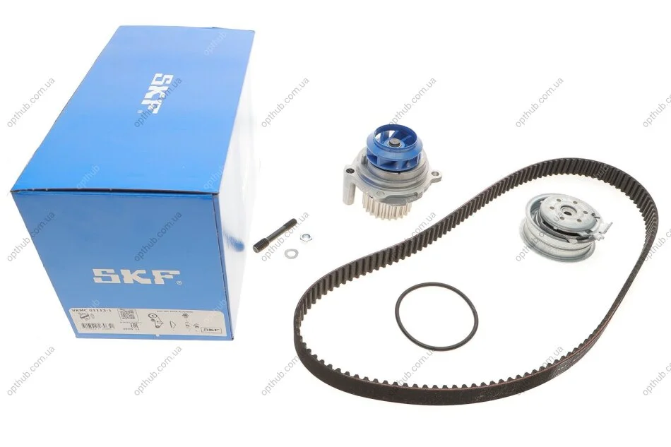 Комплект ременя ГРМ з водяним насосом SKODA OCTAVIAII (1Z3) 1.6 (Вир-во) SKF VKMC 01113-1 (фото 1)