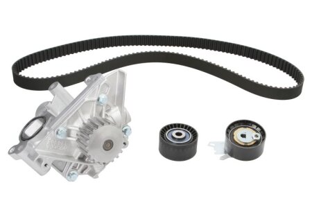 Роликовий модуль натягувача ременя (ролик, ремінь, помпа) CITROEN C4 COUPE (LA_) 2.0 VTREW10A SKF VKMC 03263