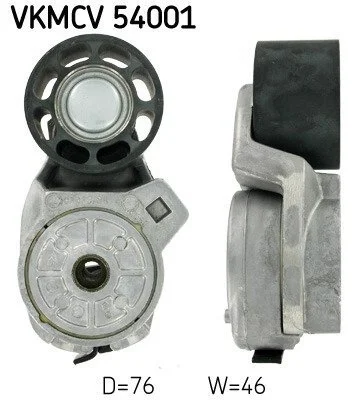 Натяжитель поликлинового ремня SKF VKMCV 54001 (фото 1)