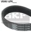 Ремінь генератора SKF VKMV6PK2211 (фото 1)