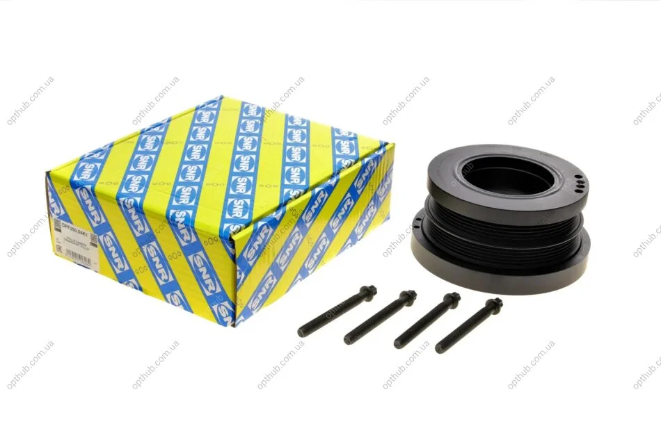 Шків колінвалу BMW 3 (E46)/5 (E39)/X5 (E53) 3.0D 98-05 (+ к-кт болтів) SNR (opt-om) SNR NTN DPF350.04K1 (фото 1)