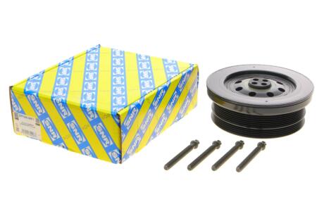 Шків колінвалу BMW 3 (E46/E90)/5 (E60)/X5 (E70) 3.0D 02-13 (4PK + 6PK) (M57) SNR (opt-om) SNR NTN DPF350.06K1