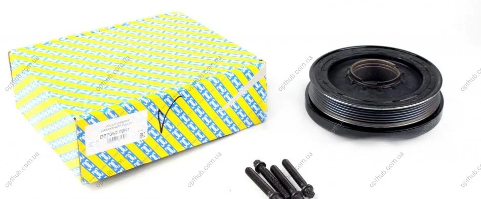 Шків колінвалу BMW 1/3/X1/X3 2.0D 04- (6PK) SNR UA63 SNR NTN DPF350.09K1 (фото 1)