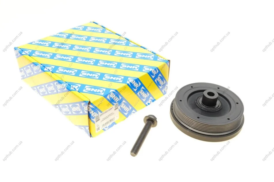 Шків колінчастого валу Ford Connect 1.8TDCI 90PS 02-13/Mondeo IV 07-15 SNR (opt-om) SNR NTN DPF352.03K1 (фото 1)