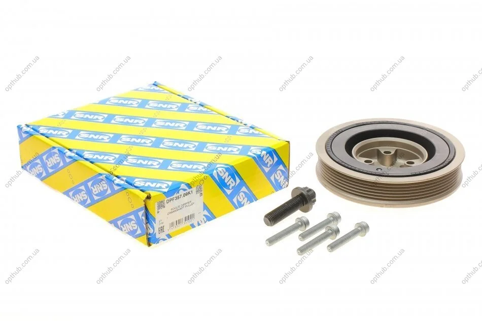 Шків колінвалу VW Caddy II/T4 1.9TDI (6PK) SNR UA63 SNR NTN DPF357.09K1 (фото 1)