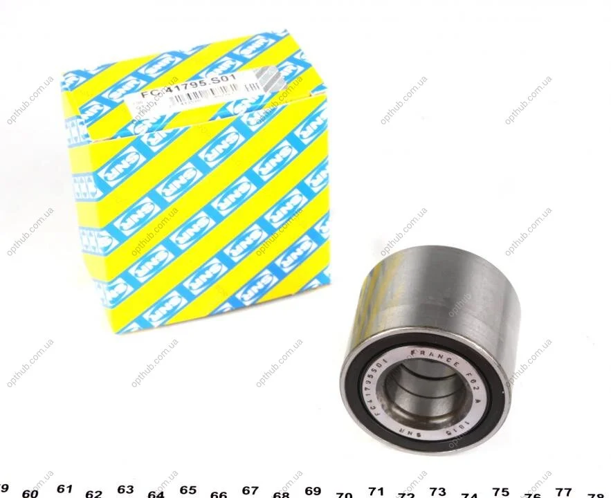 Підшипник маточини (задньої) Renault Clio 12- (25x55x43) SNR (opt-om) SNR NTN FC.41795.S01 (фото 1)