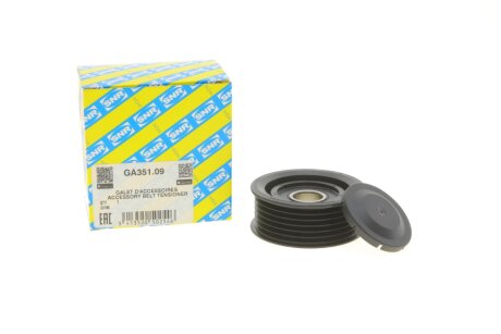 Ролик приводного ременя Mercedes 0002020019, VAG 059903341 (NTN-SNR) SNR NTN GA351.09