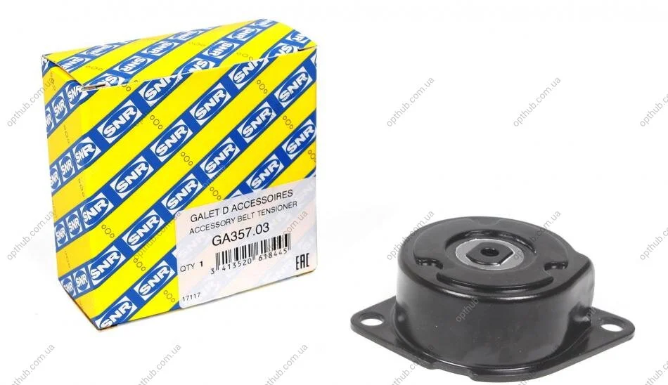 Натяжник ременя генератора VW T4 2.5/1.9TD/2.4D SNR UA63 SNR NTN GA357.03 (фото 1)