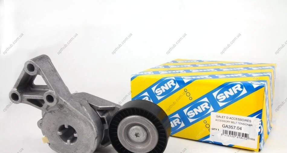 Натяжний ролик, полікліновий ремінь SEAT (Вир-во NTN-SNR) SNR NTN GA357.04 (фото 1)