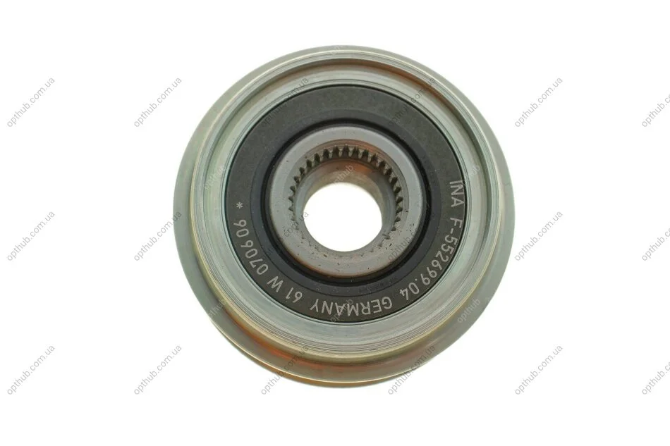 Шків генератора Audi A4/A6/Skoda Superb/VW Passat 1.6-2.0/1.9 TDI 96-05 SNR UA63 SNR NTN GA754.03 (фото 1)
