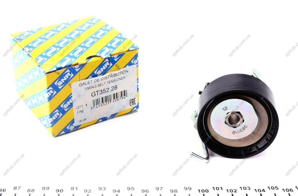 Ролик ГРМ Ford Focus/C-Max 1.0i 12- (натяжний) (60x26) SNR UA63 SNR NTN GT352.28 (фото 1)