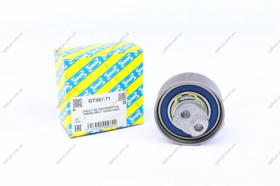 Ролик ГРМ Audi A4/A5/A6/A8/Q5/Q7/VW Phaeton 2.7/3.0TDi 04- (натяжний) (67x28) SNR UA63 SNR NTN GT357.71 (фото 1)