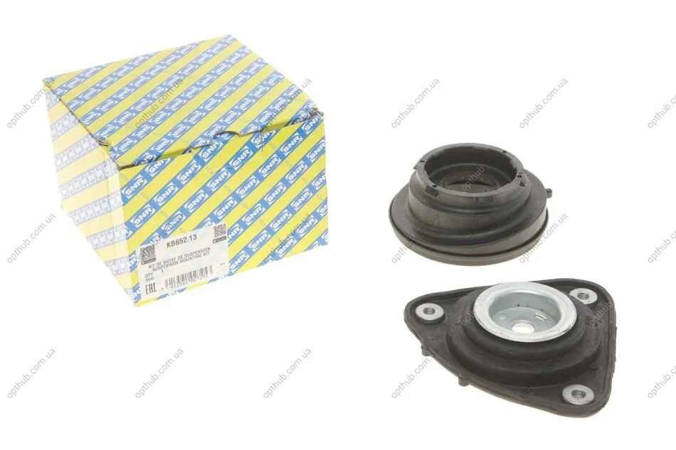 Подушка амортизатора (переднього) + підшипник Ford Kuga 09-/Mazda 3 03- SNR UA63 SNR NTN KB652.13 (фото 1)