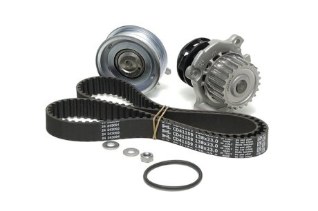Комплект ременя газорозподільного механізму з водяним насосом SNR NTN KDP457.321