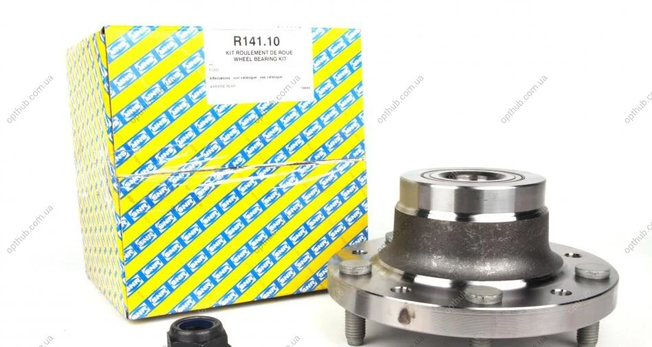 Підшипник маточини (задньої) Ford Transit V347 (FWD) 260/300 (d=37mm) (+ABS) SNR UA63 SNR NTN R141.10 (фото 1)