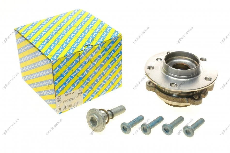 Підшипник маточини (передньої) BMW 5(F10/F11)/6(F12/F13)/7(F01-F04)/X3(F25)/X4(F26) 09- SNR UA63 SNR NTN R150.51 (фото 1)