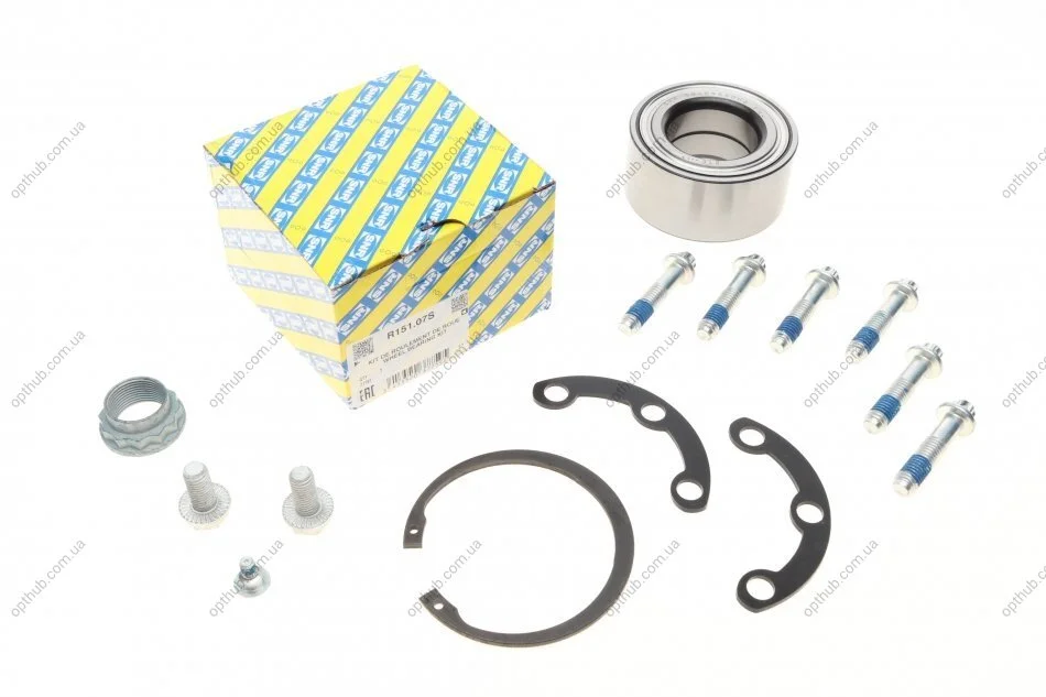 Підшипник маточини (задньої) MB E-class (W124/W210) 93-02 (45х84х39)(к-кт) SNR UA63 SNR NTN R151.07S (фото 1)
