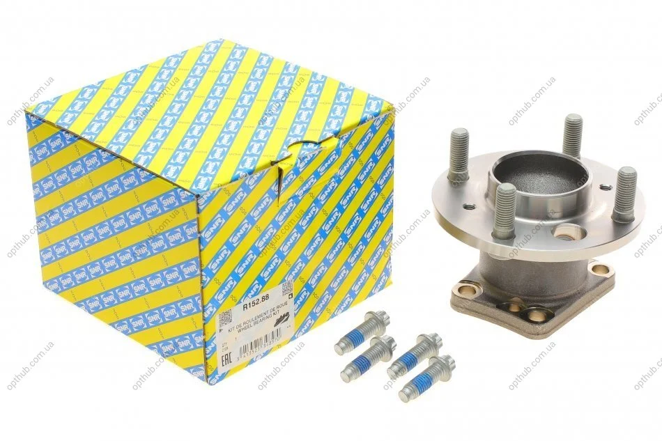 Підшипник маточини (задньої) Ford Fiesta 08-17 (к-кт) (+ABS) SNR (opt-om) SNR NTN R152.88 (фото 1)