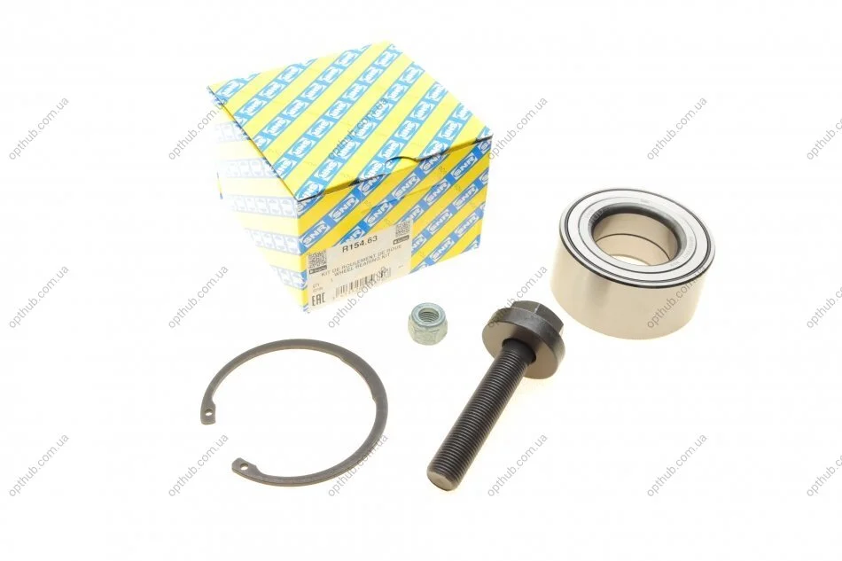 Підшипник маточини (передньої) VW Sharan 95-10 (43x80x38) SNR UA63 SNR NTN R154.63 (фото 1)