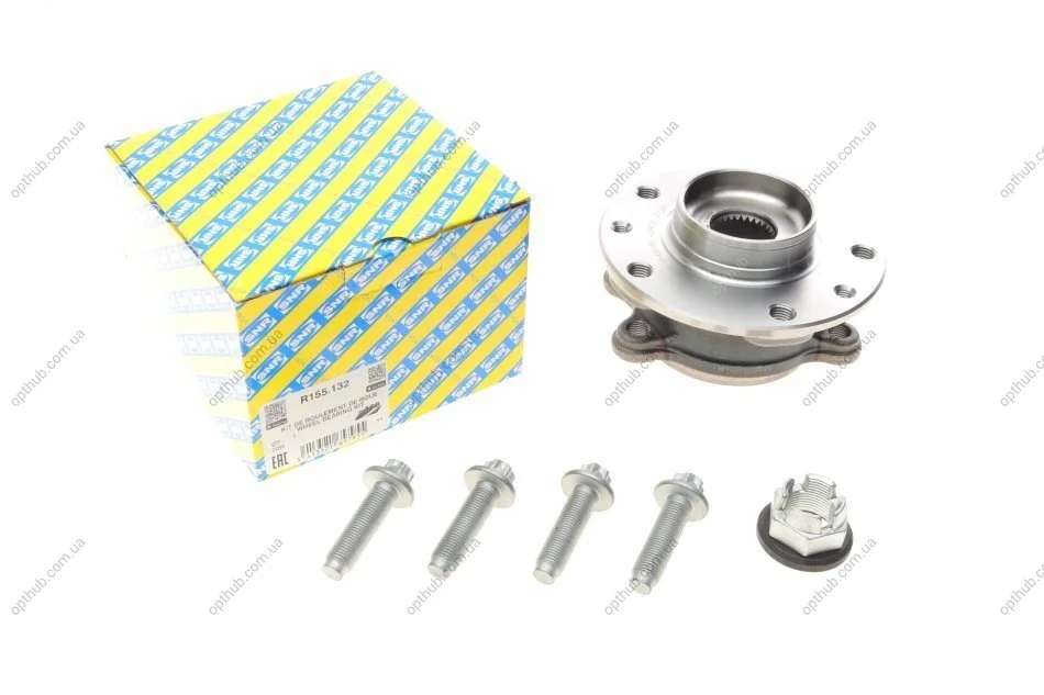 Підшипник маточини (передньої) Renault Kadjar 15-/Nissan Qashqai 13- (+ABS) SNR UA63 SNR NTN R155.132 (фото 1)