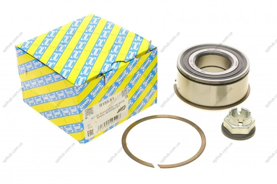Підшипник маточини (передньої) Renault Laguna 97-01 (40x84x39.7) (+ABS)(к-кт) SNR (opt-om) SNR NTN R155.61 (фото 1)