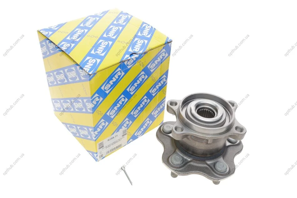 Підшипник маточини (задньої) Nissan Qashqai/X-trail 1.5-2.0 dCI 07- SNR UA63 SNR NTN R168.74 (фото 1)