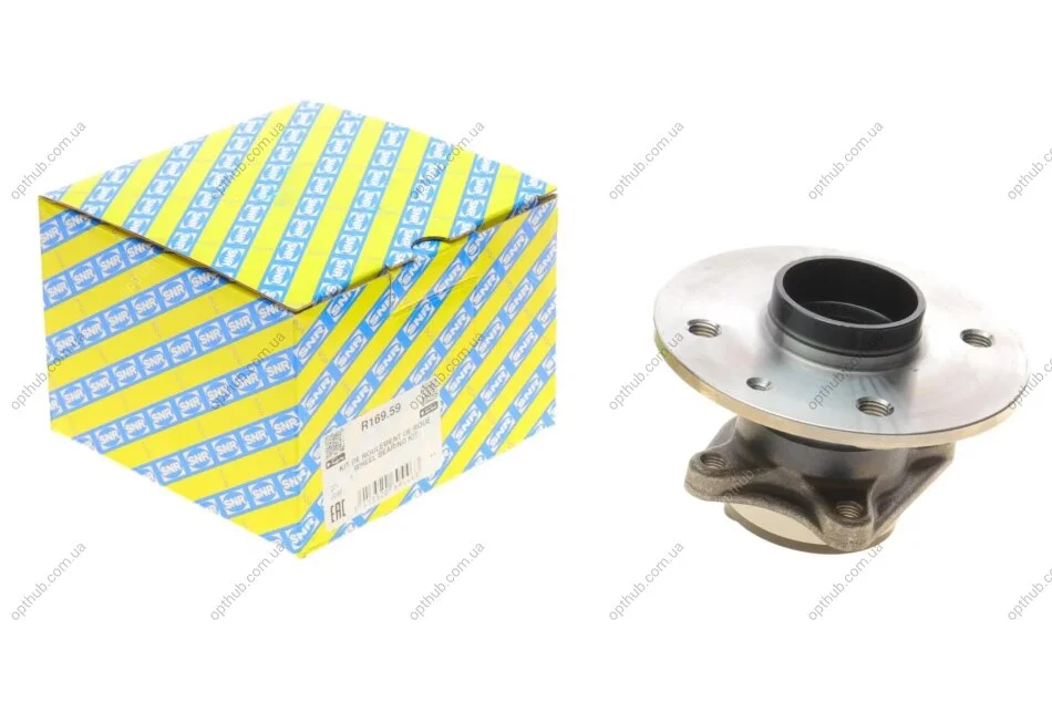 Підшипник маточини (задньої) Citroen C1/Peugeot 107/108 05- SNR UA63 SNR NTN R169.59 (фото 1)