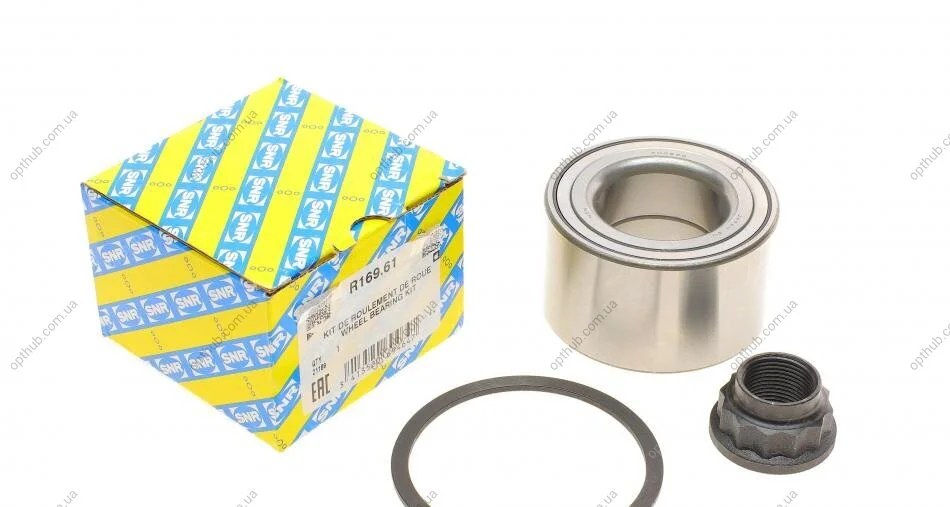 Підшипник маточини (передньої) Toyota Avensis 97-08/Corolla 97-07 (40x74x42) SNR UA63 SNR NTN R169.61 (фото 1)