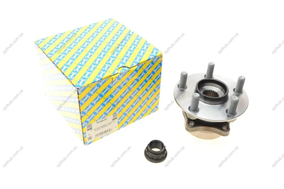 Підшипник маточини (передньої) Toyota Prius 1.5 Hybrid 03-09 SNR (opt-om) SNR NTN R169.87 (фото 1)