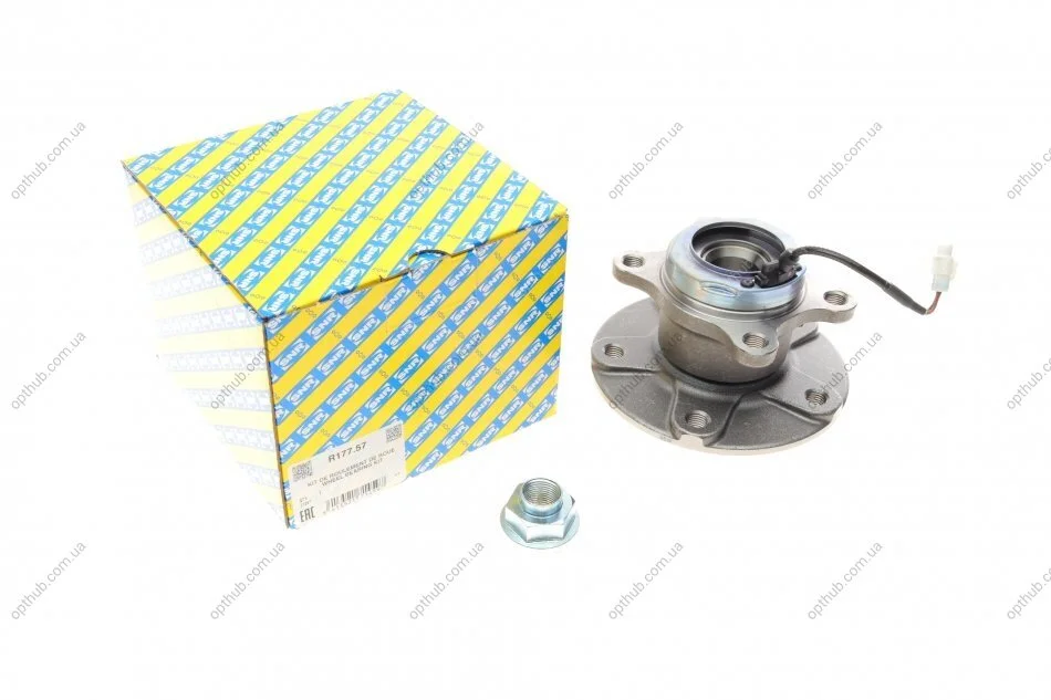 Підшипник маточини (задньої) Suzuki SX4 1.5/1.6 VVT 06- (R) SNR (opt-om) SNR NTN R177.57 (фото 1)