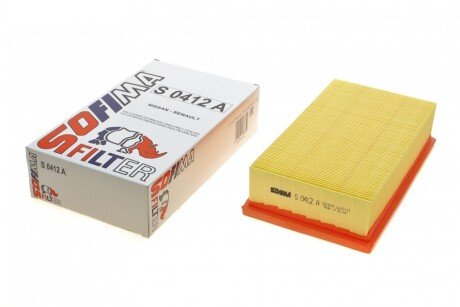 Фільтр повітряний Renault Clio 1.5dCi 05- UA63 SOFIMA S 0412 A