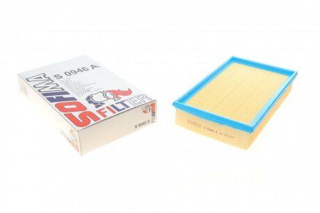 Фільтр повітряний VW Passat 1.6-2.8 88-97/Audi A6 1.8-2.8 94-97/100/80 89-94 UA63 SOFIMA S 0946 A