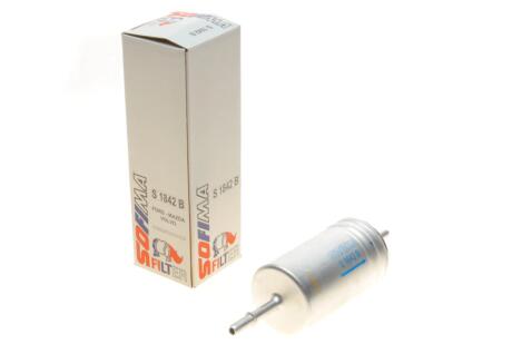 Фильтр топливный Ford Focus/C-Max/Volvo C30/C70/S40 1.6-2.4 04- UA63 SOFIMA S 1842 B