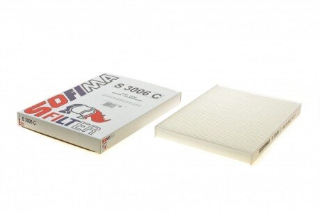 Фільтр салону VW Caddy II/Golf III/Passat/Skoda Octavia 1.4-2.8 93-05 UA63 SOFIMA S 3006 C