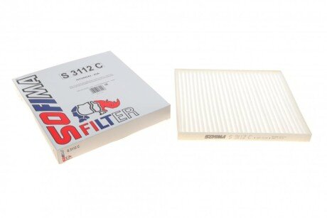 Фільтр салону Hyundai Tucson 04-10/i40 11-/ix35 09-/KIA Rio 05-/Sportage 94- UA63 SOFIMA S 3112 C