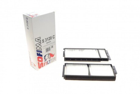 Фільтр салону Mazda 3/ 5 03-10 (к-кт 2 шт.) UA63 SOFIMA S 3120 C