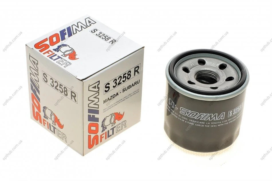 Фільтр масляний Mazda 1.6/2.0 87- UA63 SOFIMA S 3258 R (фото 1)