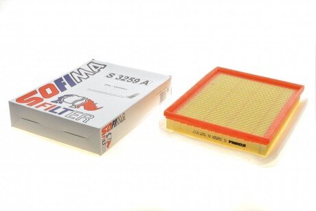 Фільтр повітряний Opel Astra H 1.6Turbo/1.7/1.9CDTI 04-14/Zafira 1.7/1.9CDTI 08- UA63 SOFIMA S 3259 A