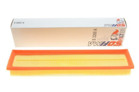 Фільтр повітряний Citroen Berlingo/Peugeot Partner 1.6i 16V 08- (opt-om) SOFIMA S 3260 A