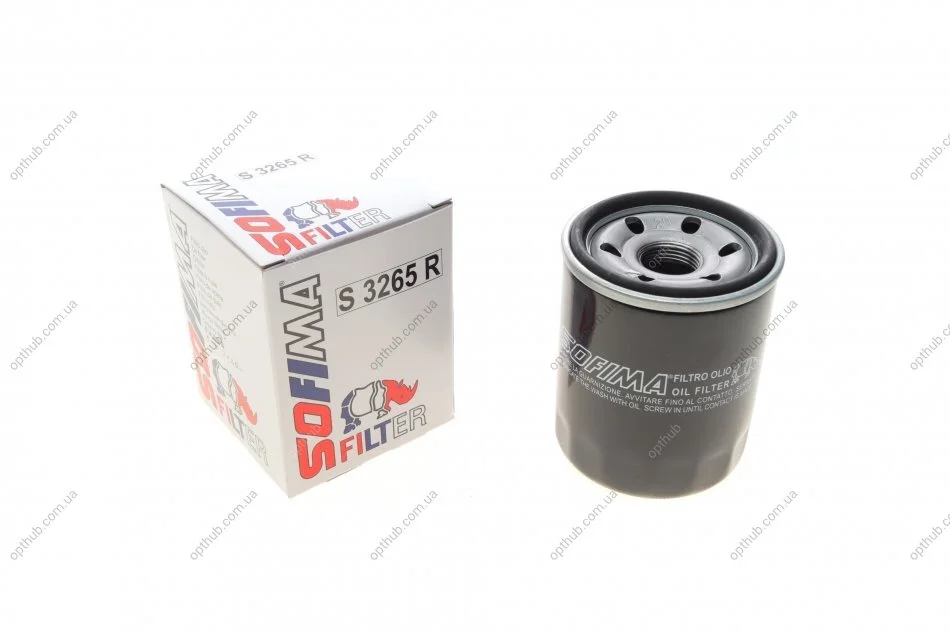 Фильтр масляный Mazda 626 II-V 1.8-2.0/ Mitsubishi Lancer 1.3-1.8 89- UA63 SOFIMA S 3265 R (фото 1)