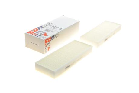 Фільтр салону Peugeot 308 13- (к-кт 2 шт.) UA63 SOFIMA S 3277 C