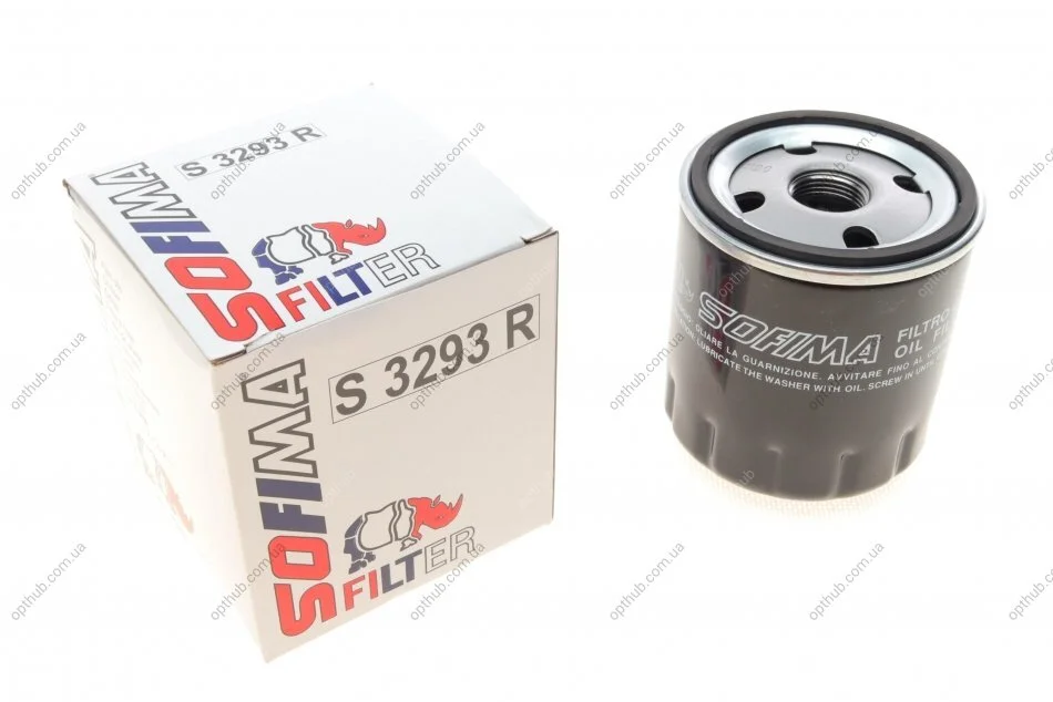 Фільтр масляний Citroen Berlingo 1.1-1.8i/1.7-1.9D 96-02/Jumper/Fiat Ducato 1.9D/TD/2.0i 94-02 UA63 SOFIMA S 3293 R (фото 1)