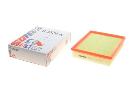 Фільтр повітряний Renault Laguna III 1.5/2.0dCi 07-15 (з поролоном) UA63 SOFIMA S 3374 A