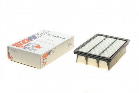 Фільтр повітряний Hyundai Santa Fe 2.2CRDi/2.7V6 06-12 (opt-om) SOFIMA S 3403 A